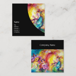 BURNING THE CARNIVAL / Theatre ,Dance and Music Square Business Card