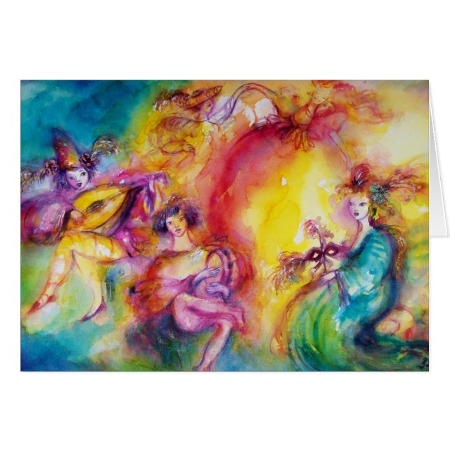 BURNING THE CARNIVAL / Venetian Masquerade Dance (Front Horizontal)