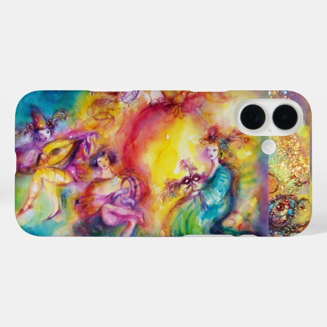 BURNING THE CARNIVAL / Venetian Masquerade Dance Case-Mate iPhone Case (Back (Horizontal))