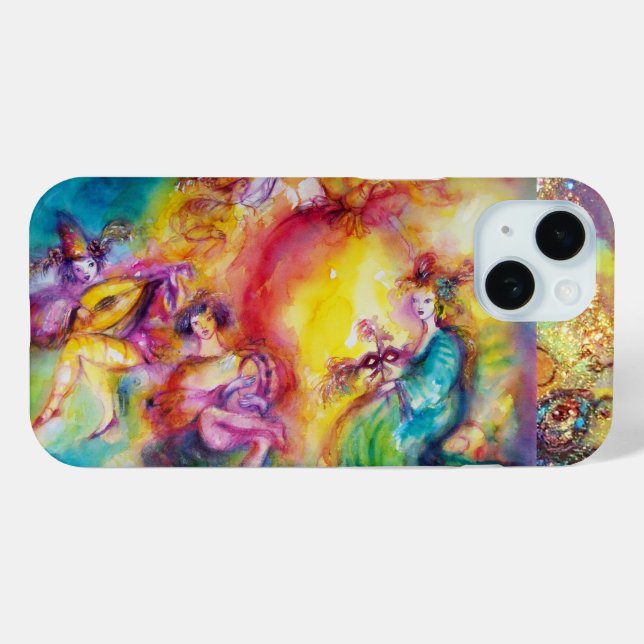 BURNING THE CARNIVAL / Venetian Masquerade Dance Case-Mate iPhone Case (Back (Horizontal))