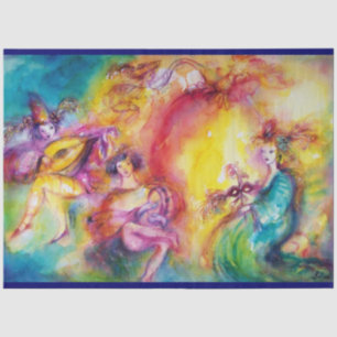 BURNING THE CARNIVAL Venetian Masquerade Dance  Tissue Paper