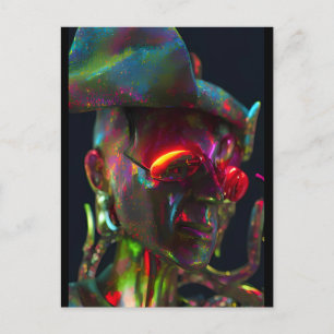 Burning Up in the Upgrade Process - Ken Gauge Art Postcard