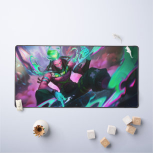 Burning Vengeance Gaming Desk Mat flame mousepad