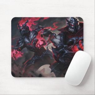 Burning Vengeance Gaming Mousepad Flame-Themed