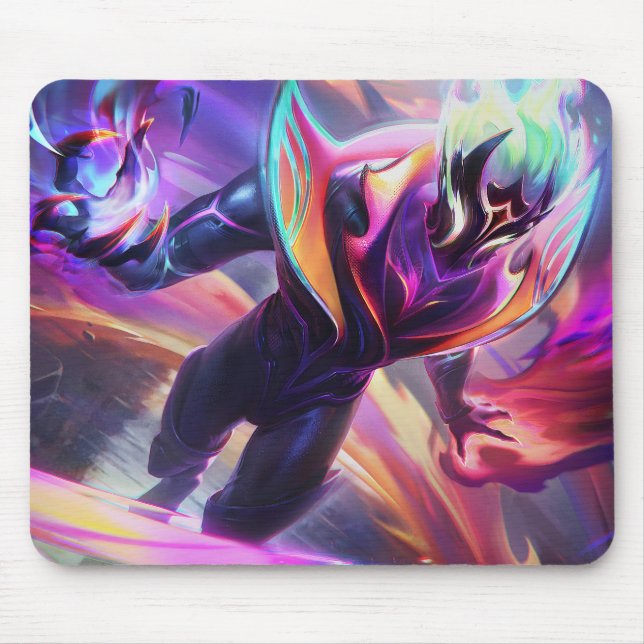 Burning Vengeance Gaming Mousepad | Flame-Themed (Front)