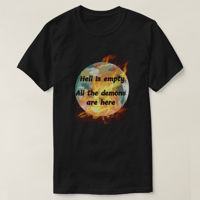 Burning world T-Shirt (Design Front)