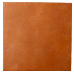 Burnished Terracotta Rustic Clay Texture Tile