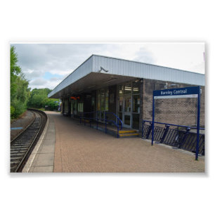 Burnley Central Railway Station, Lancashire Photo Print