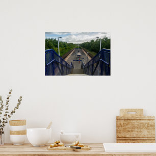 Burnley Rose Grove Railway Station Poster