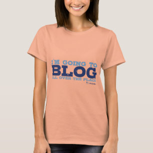 Burnout Fitted T's (Blog All Over) T-Shirt