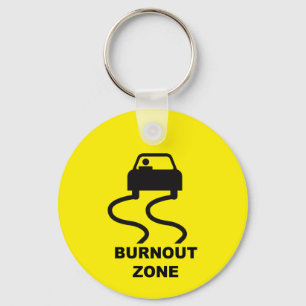 Burnout Key Chain