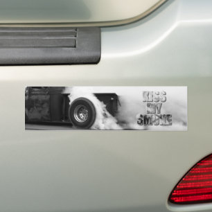 Burnout! Kiss My Smoke Bumper Sticker