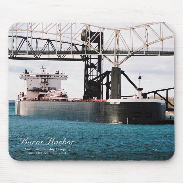Burns Harbour mousepad (Front)