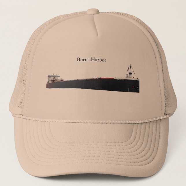 Burns Harbour trucker hat (Front)