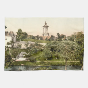 Burn's Monument, Ayr, Scotland Tea Towel