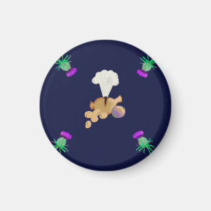 Burns supper magnet
