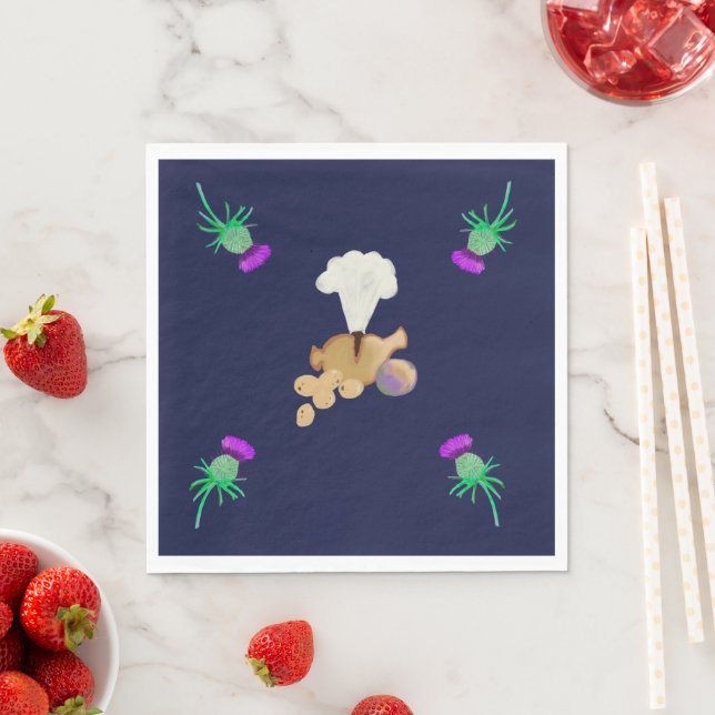 Burns supper napkins (Insitu)