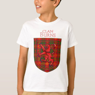 Burns Tartan Scottish Plaid Lion Rampant T-Shirt