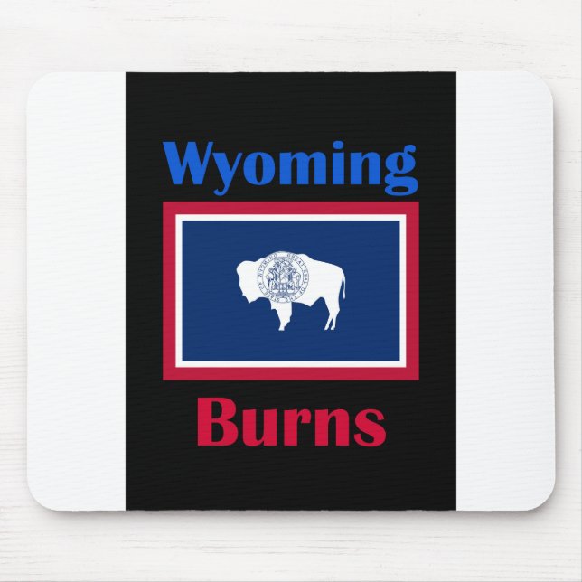 Burns Wyoming Mouse Mat (Front)