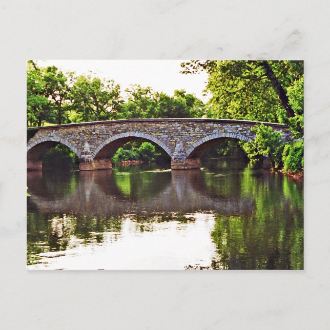 Burnside Bridge Antietam Postcard (Front)