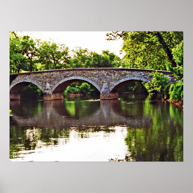 Burnside Bridge Antietam Poster (Front)