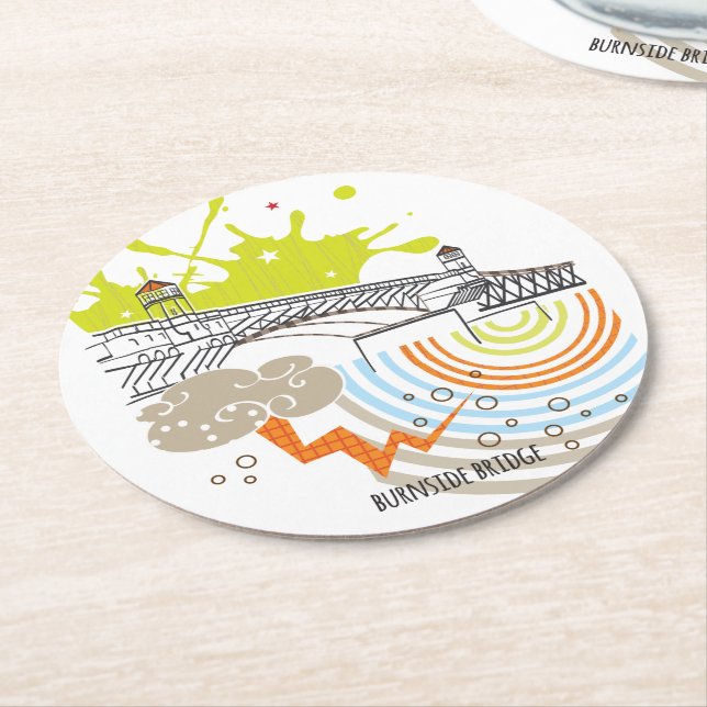 Burnside Bridge Portland Coaster (Angled)