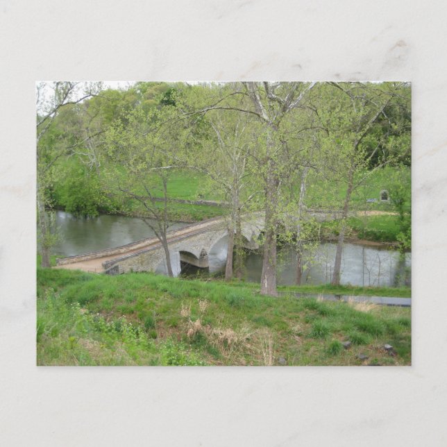 Burnside's Bridge, Antietam Creek, Sharpsburg, MD Postcard (Front)