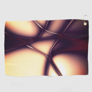 Burnt beige cream under bright line look like cord golf towel