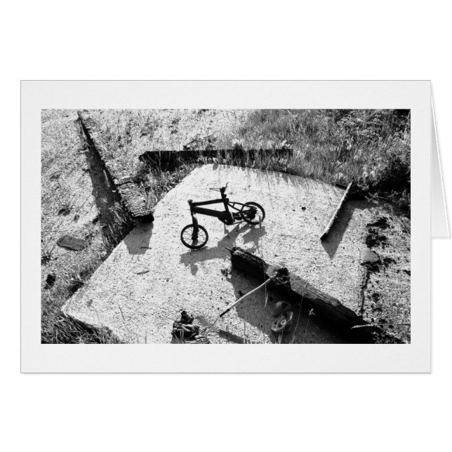 Burnt Bicycle Remains (Front Horizontal)