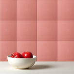 Burnt coral simple minimalist tile<br><div class="desc">Burnt coral simple minimalist colour design.</div>