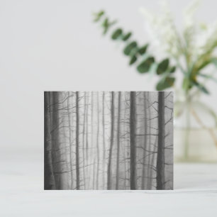 Burnt forest postcard
