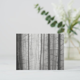 Burnt forest postcard