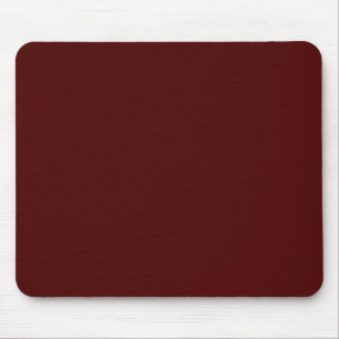 Burnt Maroon (solid color) Mouse Mat