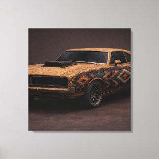 Burnt Match Classic Muscle Car Canvas Print