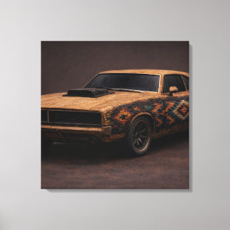 Burnt Match Classic Muscle Car Canvas Print