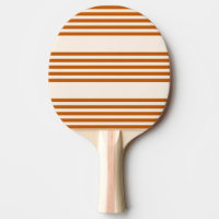 Burnt orange and beige five stripe pattern