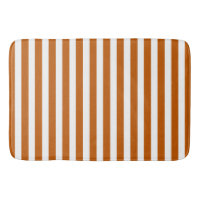 Burnt orange and white candy stripes