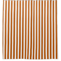 Burnt orange and white candy stripes