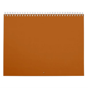 Burnt Orange Backgrounds on a Calendar
