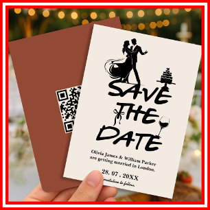 Burnt Orange Boho Terracotta Wedding Save The Date