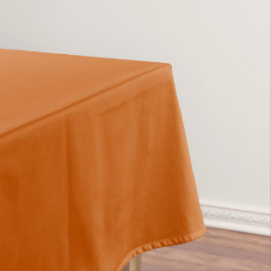 Burnt Orange Cotton Tablecloth Template