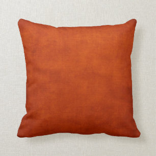 burnt orange cushion