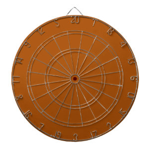 Burnt Orange Dart Board