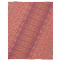 Burnt Orange II Fleece Blanket
