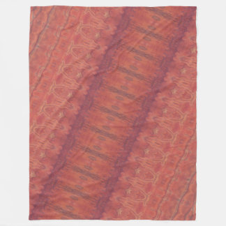 Burnt Orange II Fleece Blanket