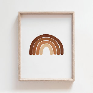 Burnt Orange Rainbow Boho Nursery Decor