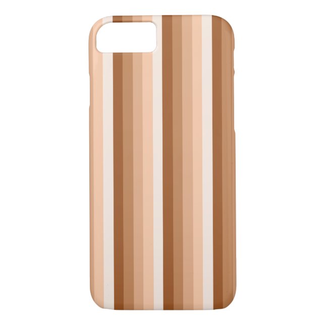 Burnt orange shadow stripes Case-Mate iPhone case (Back)