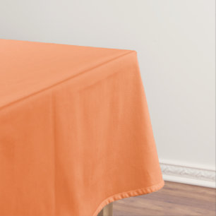 Burnt Orange Solid Color Tablecloth