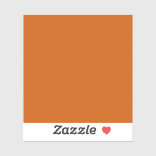 Burnt Orange (solid colour) 