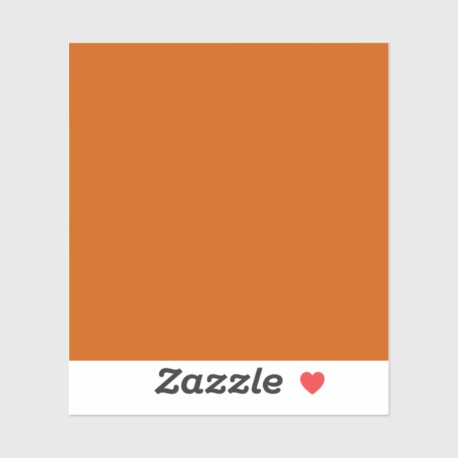 Burnt Orange (solid colour)  (Sheet)